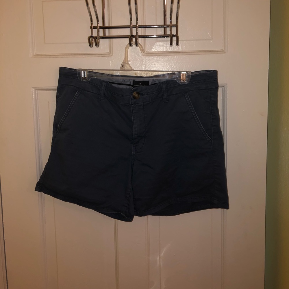 Dusty Navy Blue Shorts